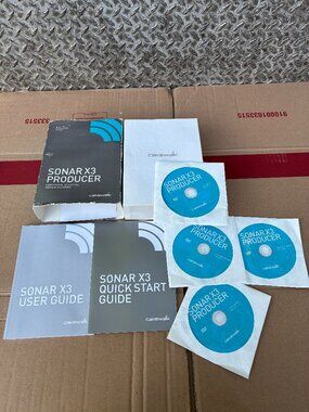TASCAM CAKEWALK SONAR X3 PRODUCER Recording Mixing & Mastering Sofware DVD